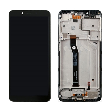 Picture of Display Unit with Frame for Xiaomi Redmi 6 / 6A (Service Pack) 560610038033 - Color: Black