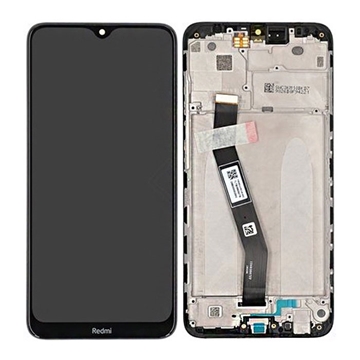 Picture of Display Unit with Frame for Xiaomi Redmi 8A (Service Pack) 5600030C3K00 - Color: Black