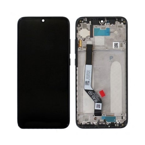 Γνήσια Οθόνη LCD με Μηχανισμό Αφής και Πλαίσιο για Xiaomi Redmi Note 7 5606100920C7/560610100033 (Service Pack) - Χρώμα: Μαύρο