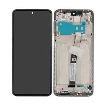 Picture of Display Unit with Frame for Xiaomi Redmi Note 9 Pro (Service Pack) 560002J6B200 - Color: White