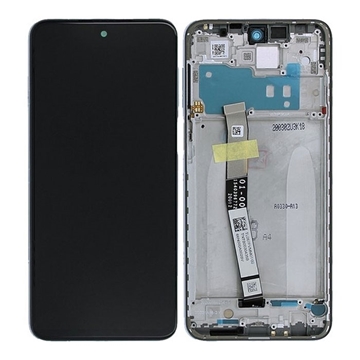 Εικόνα της Γνήσια Οθόνη LCD με Μηχανισμό Αφής και Πλαίσιο για Xiaomi Redmi Note 9S  560002J6A100 (Service Pack) - Χρώμα: Glasier White