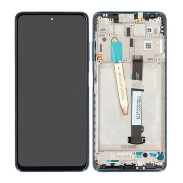 Picture of Display Unit with Frame for Xiaomi Poco X3 (Service Pack) 560002J20C00 - Color: Blue