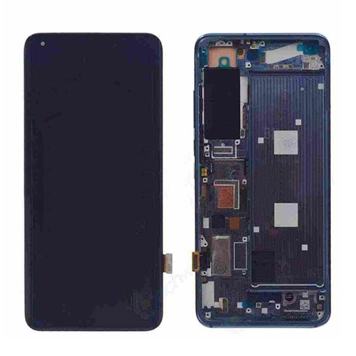 Γνήσια Οθόνη LCD με Μηχανισμό Αφής και Πλαίσιο για Xiaomi Mi 10 Pro  56000500J100 (Service Pack) - Χρώμα: Λευκό