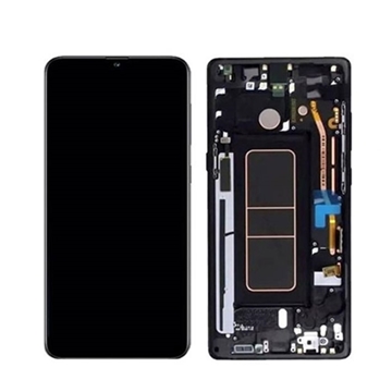 Εικόνα της Γνήσια Οθόνη LCD με Μηχανισμό Αφής και Πλαίσιο για Samsung Galaxy M31 M315F GH82-22631A - Χρώμα: Black