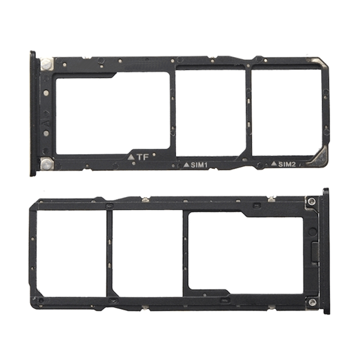 Υποδοχή Κάρτας Dual SIM and SD (SIM Tray) για Xiaomi MI A2 Lite / 6 Pro - Χρώμα: Μαύρο