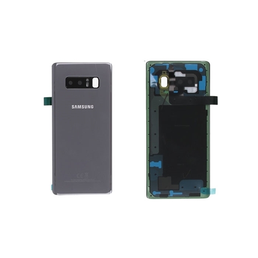 Γνήσιο Πίσω Καπάκι με Τζαμάκι Κάμερας για Samsung Galaxy Note 8 N950F GH82-14979C - Χρώμα: Γκρι