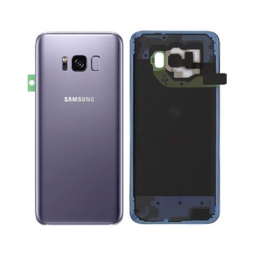 Γνήσιο Πίσω Καπάκι με Τζαμάκι Κάμερας για Samsung Galaxy S8 G950F GH82-13962C - Χρώμα: Βιολετί