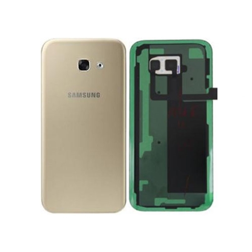 Picture of Γνήσιο Πίσω Καπάκι με Τζαμάκι Κάμερας για Samsung Galaxy A5 2017 A520F (Service Pack) GH82-13638B - Χρώμα: Χρυσό