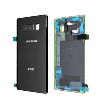 Εικόνα της Γνήσιο Πίσω Καπάκι με Τζαμάκι Κάμερας για Samsung Galaxy Note 8 N950F Duos (Service Pack) GH82-14985A - Χρώμα: Μαύρο
