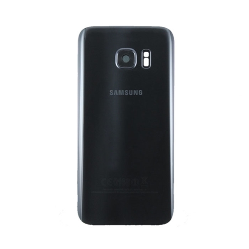 Γνήσιο Πίσω Καπάκι με Τζαμάκι Κάμερας για Samsung Galaxy S7 G930F (Service Pack) GH82-11384A - Χρώμα: Μαύρο