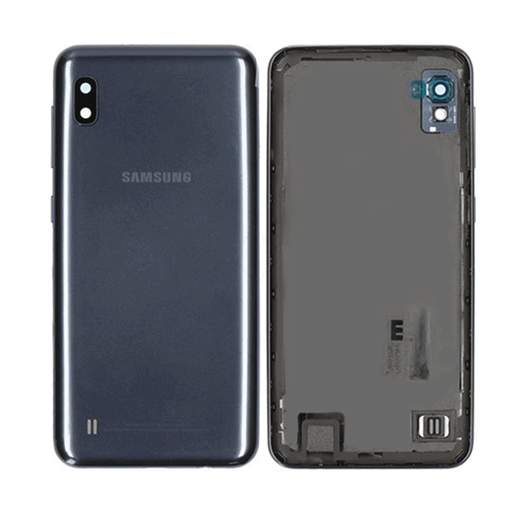 Γνήσιο Πίσω Καπάκι με Τζαμάκι Κάμερας για Samsung Galaxy A10 A105F GH82-20232A  - Χρώμα: Μαύρο