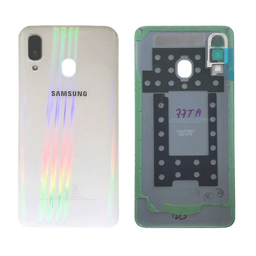 Picture of Original Back Cover with Camera Lens for Samsung Galaxy A40 A405F GH82-19406B - Color: White