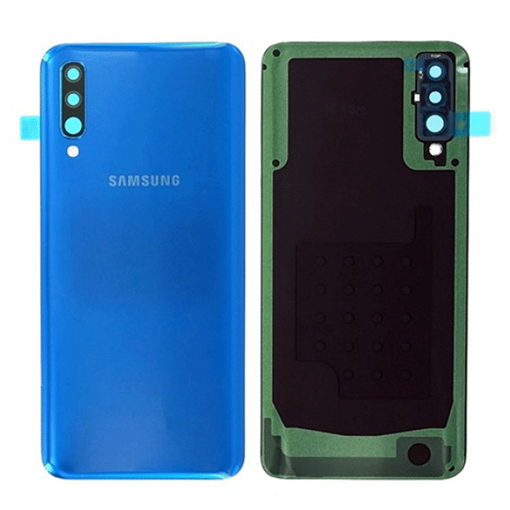 Picture of Original Back Cover with Camera Lens for Samsung Galaxy A50 A505F GH82-19229C - Color: Blue