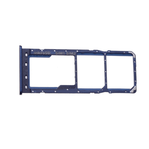 Picture of Original SIM Tray Card Holder Dual SIM και SD for Samsung Galaxy A21s A217F GH98-45392C - Color: Blue