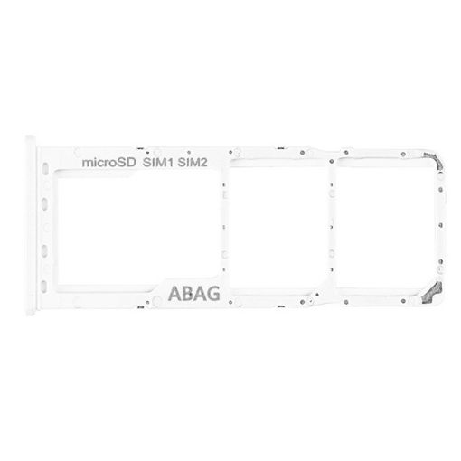 Picture of SIM Tray Card Holder Dual SIM και SD for Samsung Galaxy A21s A217F GH98-45392B - Color: White