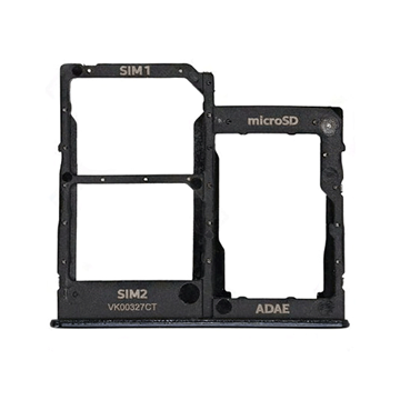 Εικόνα της Γνήσια Υποδοχή Κάρτας Dual SIM και SD (SIM Tray Card Holder) για Samsung Galaxy A41 A415F GH98-45275A - Χρώμα: Μαύρο