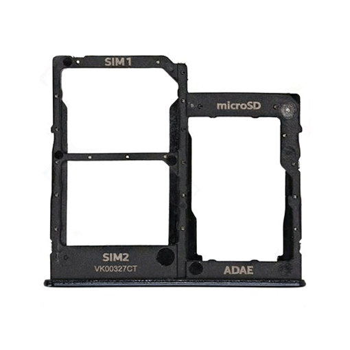Picture of SIM Tray Card Holder Dual SIM and SD for Samsung Galaxy A41 A415F GH98-45275A - Color: Black
