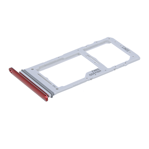 Picture of Original SIM Tray Card Holder Dual SIM and SD for Samsung Galaxy Note 10 Lite N770F GH98-45189C - Color: Red