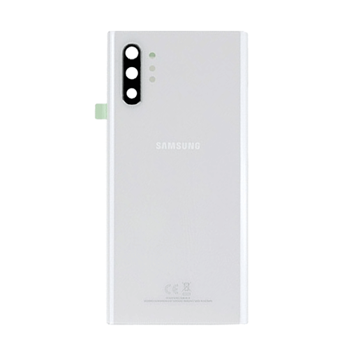 Γνήσιο Πίσω Καπάκι με Τζαμάκι Κάμερας για Samsung Galaxy Note 10 Plus N975F GH82-20588B - Χρώμα: Λευκό