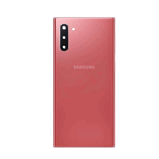 Γνήσιο Πίσω Καπάκι με Τζαμάκι Κάμερας για Samsung Galaxy Note 10 N970F GH82-20528E - Χρώμα: Aura Red