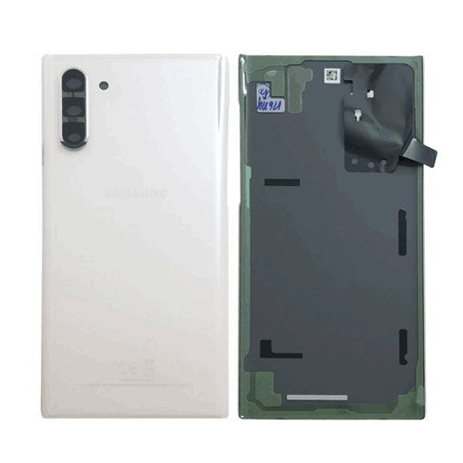 Picture of Back Cover with Camera lens for Samsung Galaxy Note 10 N970F GH82-20528B - Color: Aura White