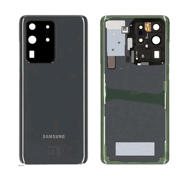Εικόνα της Γνήσιο Πίσω Καπάκι με Τζαμάκι Κάμερας για Samsung Galaxy S20 Ultra G988F GH82-22217B - Χρώμα: Γκρί