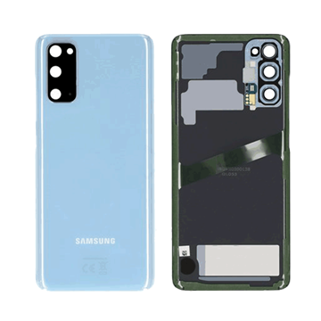 Picture of Original Back Cover with Camera Lens for Samsung Galaxy S20 G980F GH82-22068D - Color: Blue