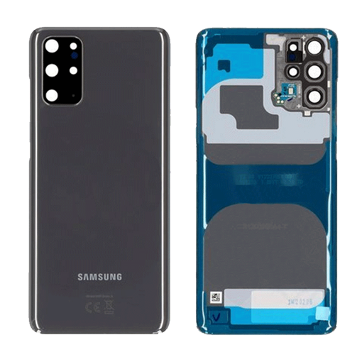 Γνήσιο Πίσω Καπάκι με Τζαμάκι Κάμερας για Samsung Galaxy S20 Plus G985F / S20 Plus 5G G986B GH82-21634E/GH82-22032E - Χρώμα: Γκρί