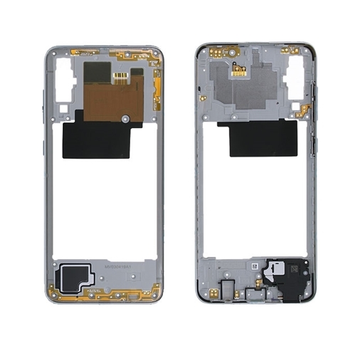 Γνήσιο Μεσαίο Πλαίσιο Middle Frame για Samsung Galaxy Α70 A705F GH97-23258B - Χρώμα: Λευκό