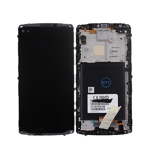 Οθόνη LCD με Μηχανισμό Αφής και Πλαίσιο για LG H960 V10 - Χρώμα: Μαύρο