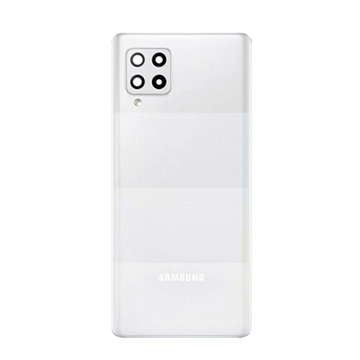 Εικόνα της Γνήσιο Πίσω Καπάκι με Τζαμάκι Κάμερας για Samsung Galaxy A42 5G A426B GH82-24378Β - Χρώμα: Λευκό