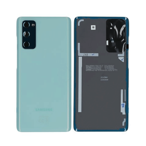 Γνήσιο Πίσω Καπάκι με Τζαμάκι Κάμερας για Samsung Galaxy S20 FE 4G G780/S20 FE 5G G781 GH82-24223D/GH82-24263D  - Χρώμα: Cloud Mint