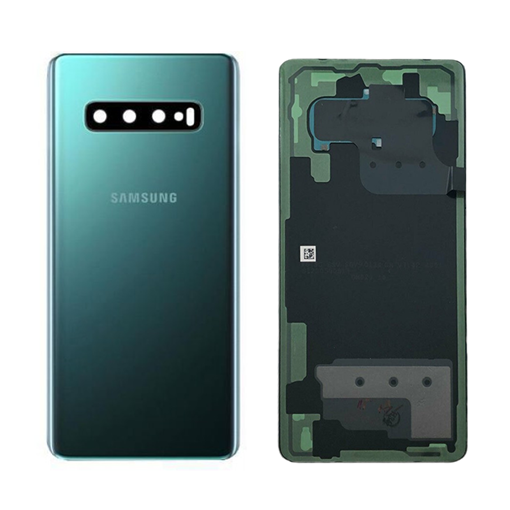Γνήσιο Πίσω Καπάκι με Τζαμάκι Κάμερας για Samsung Galaxy S10 Plus G975F GH82-18406E - Χρώμα: Πράσινο