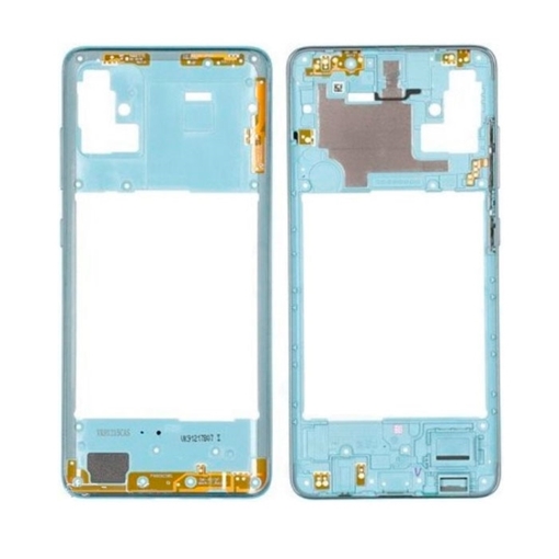 Γνήσιο Μεσαίο Πλαίσιο Middle Frame για Samsung Galaxy A51 A515F GH98-45033C - Χρώμα: Μπλε