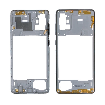 Εικόνα της Γνήσιο Μεσαίο Πλαίσιο Middle Frame για Samsung Galaxy Α71 A715F GH98-44756B - Color: Silver