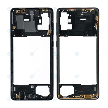 Picture of Original Middle Frame for Samsung Galaxy Α71 A715F GH98-44756Α - Color: Black