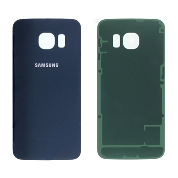 Εικόνα της Γνήσιο Πίσω Καπάκι για Samsung Galaxy S6 Edge G925F GH82-09645A - Χρώμα: Μαύρο