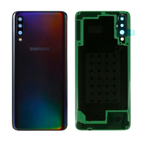 Picture of Original Back Cover with Camera Lens for Samsung Galaxy A30s A307F GH82-20805A - Color: Black