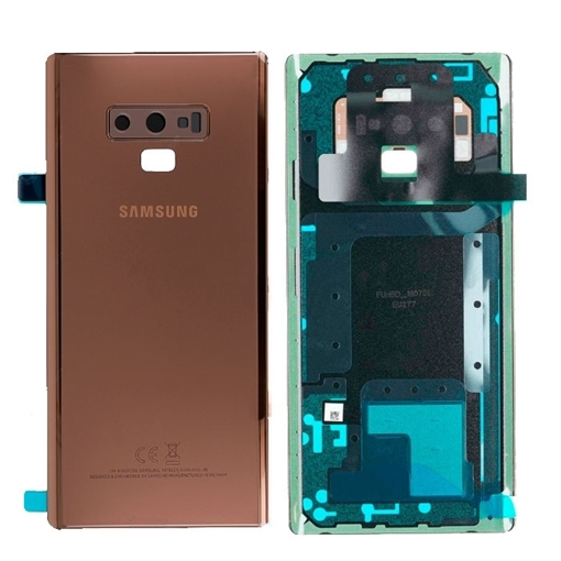 Γνήσιο Πίσω Καπάκι με Τζαμάκι Κάμερας για Samsung Galaxy Note 9 N960F GH82-16920D - Χρώμα: copper