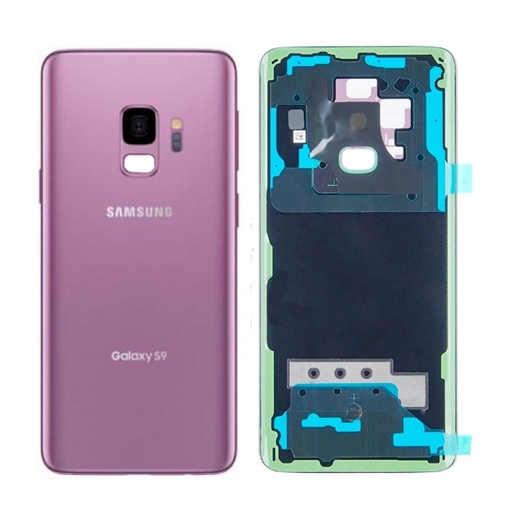 Picture of Original Back Cover With Camera Lens for Samsung Galaxy S9 Duos G960F GH82-15875B - Color: Purple