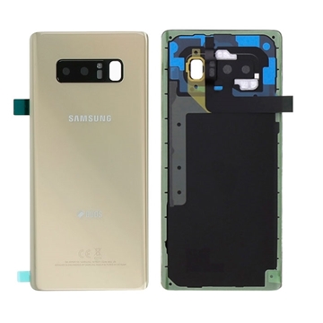 Picture of Original Back Cover with Camera Lens for Samsung Galaxy Note 8 N950F Duos GH82-14985D - Color: Gold