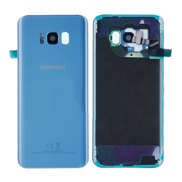 Picture of Original Back Cover with Camera Lens for Samsung Galaxy S8 Plus G955F GH82-14015D - Χρώμα: Blue
