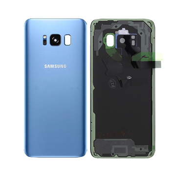 Εικόνα της Γνήσιο Πίσω Καπάκι με Τζαμάκι Κάμερας για Samsung Galaxy S8 G950F GH82-13962D - Χρώμα: Μπλε