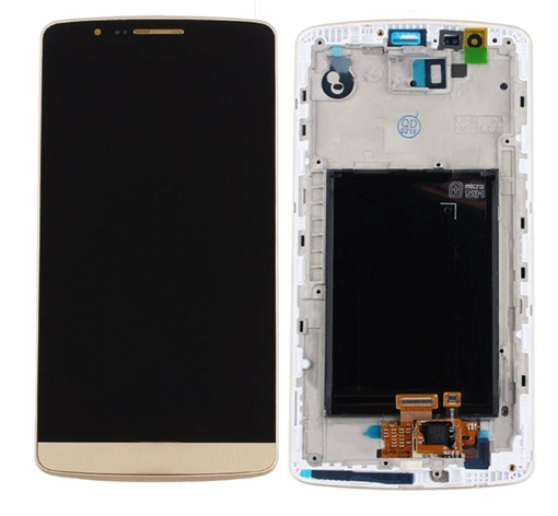 Οθόνη LCD με Μηχανισμό Αφής και Πλαίσιο για LG Κ10 LTE Κ40 / Κ410 / Κ420n - Χρώμα: Χρυσό
