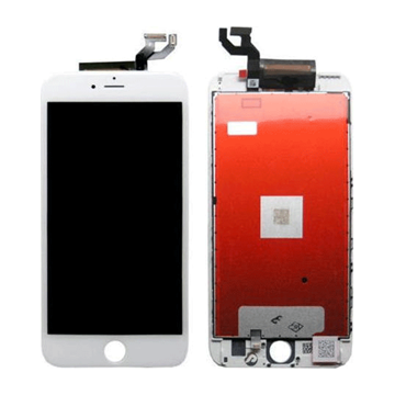 Picture of TIANMA LCD Complete with ear mesh, sensor and camera ring for Apple iPhone 6 Plus - Color: White