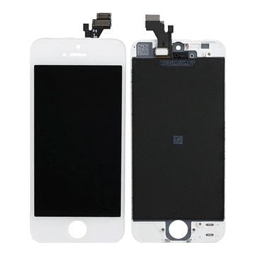 Picture of LCD Complete with ear mesh, sensor and camera ring for Apple iPhone 5s - Color: White