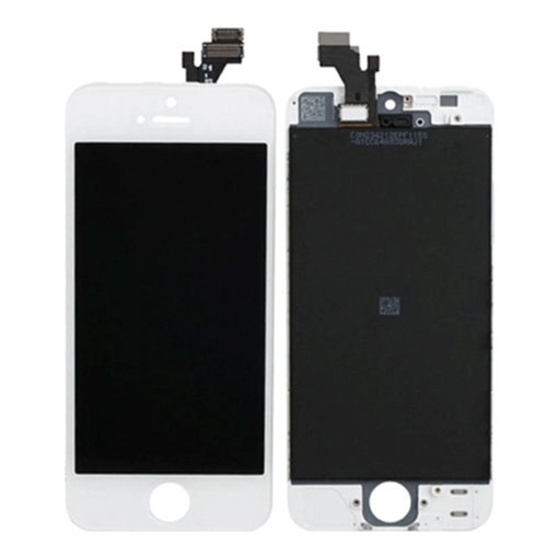 PREMIUM TIANMA Οθόνη LCD με Μηχανισμό Αφής και ear mesh, sensor & camera ring για Apple iPhone SE / 5S TLCD-026 - Χρώμα: Λευκό