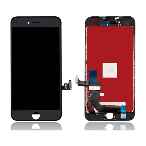 PREMIUM TIANMA Οθόνη LCD με Μηχανισμό Αφής και ear mesh, sensor & camera ring για Apple iPhone 7 Plus TLCD-035 - Χρώμα: Μαύρο