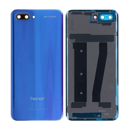 Γνήσιο Πίσω Καπάκι με Τζαμάκι Κάμερας για Huawei Honor 10 02351XPJ - Χρώμα: Μπλε