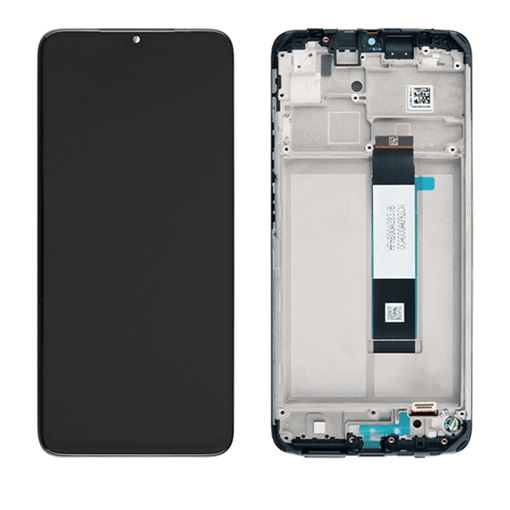 Γνήσια Οθόνη LCD με Μηχανισμό Αφής και Πλαίσιο Xiaomi Poco M3  560002J19C00 (Service Pack) - Χρώμα: Μαύρο